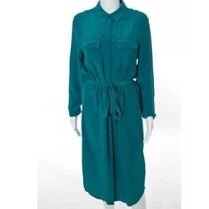 EQUIPMENT La Femme 100% Silk Dress Size L NWOT