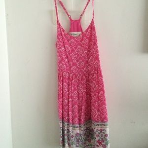 Pink summer dress