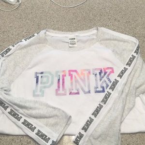 Pink Victoria's Secret tee