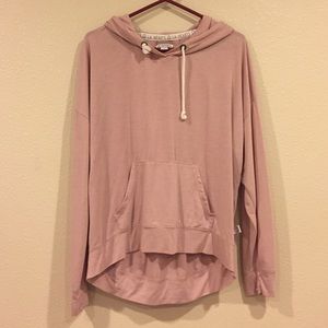 Blush oversized hoodie