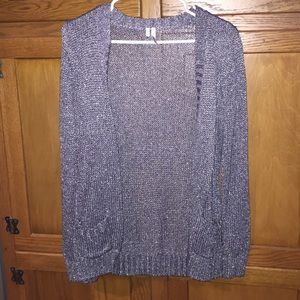 Silvery glittery cardigan !
