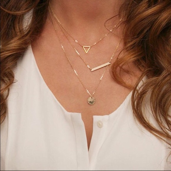 3 Layer Gold Necklace