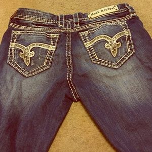 Sparkle rock revival jeans
