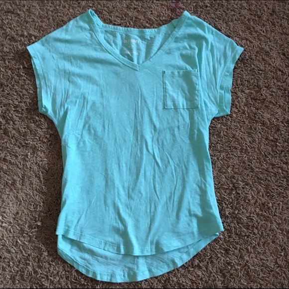 Old Navy Mint V-Neck Tee
