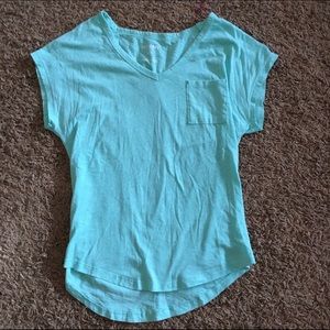 Old Navy Mint V-Neck Tee