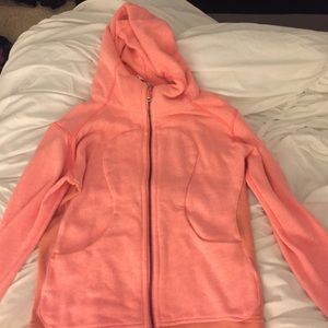 Cute pink lululemon zip up