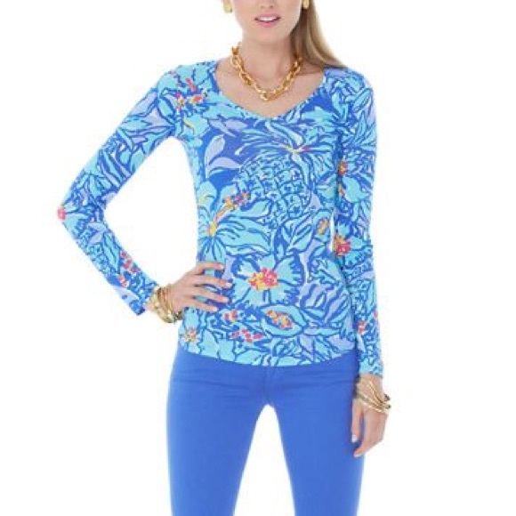 NWT Lilly Pulitzer Top Mai Tai Small
