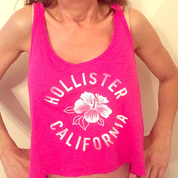 Hollister Racerback Cropped Tank
