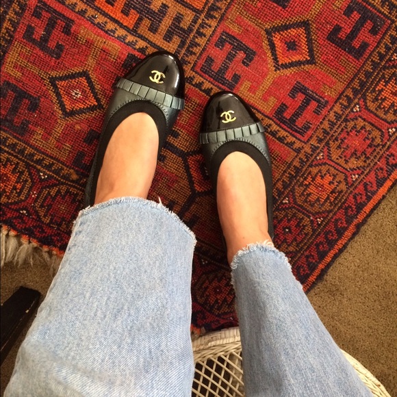 Vintage authentic Chanel flats!
