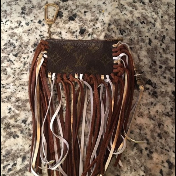 Authentic fringe Louis Vuitton key cles