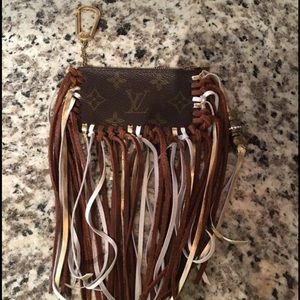 Authentic fringe Louis Vuitton key cles