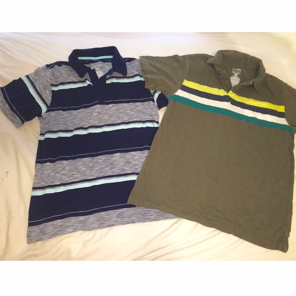 2 youth boys collared shirts