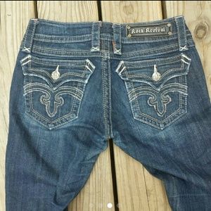 NWOT Rock Revival Deborah Boot jeans 27