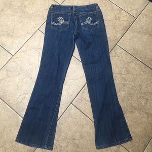 NWOT SEVEN7 Dark Bootcut Jeans size 27 x 31