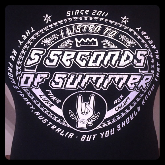 5 Seconds Of Summer Band Tee