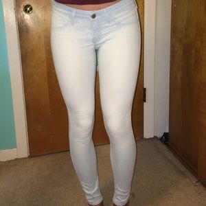 Hollister light wash jeggings