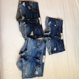 Hollister Distressed Shorts Bundle