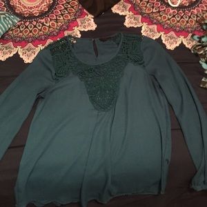 Beautiful green shirt!