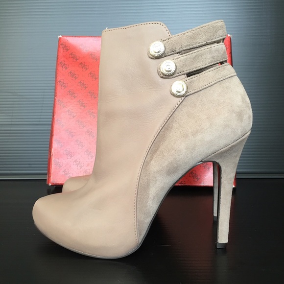 🎉🎉SALE🎉🎉 Guess Ranee-M Taupe Ankle Bootie