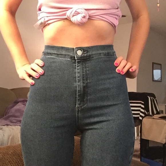High waisted topshop jeans