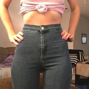 High waisted topshop jeans