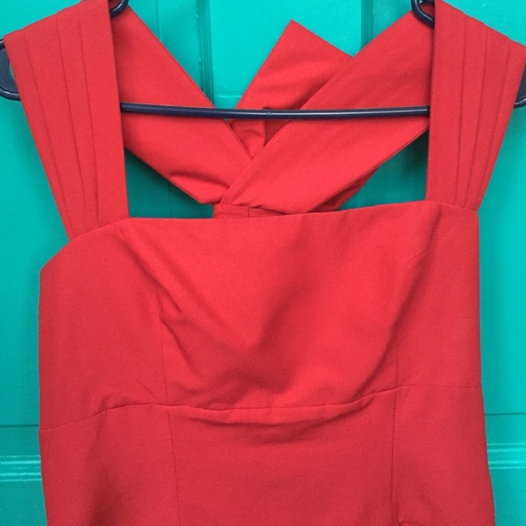 Anthropologie Dresses & Skirts - Anthropologie Red Bow Dress