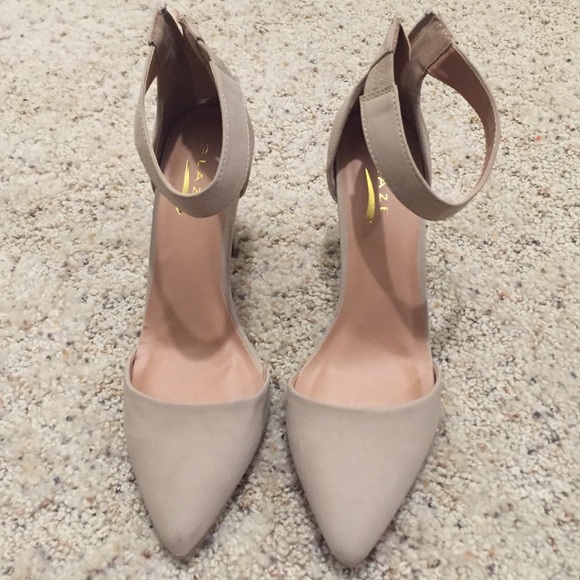 Nude colored heels