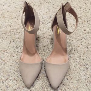 Nude colored heels