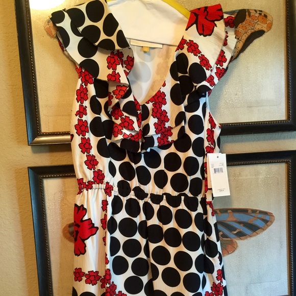 NWT Leifsdottir Red and Black dress!- Athropologie