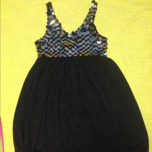 Black and Silver Sequin Alice and Olivia Mini