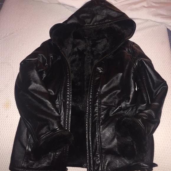 Heavy Duty Leather Beautiful Soft Fur JACKET
