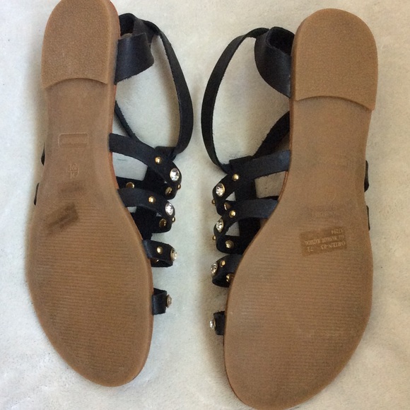 NWT rhinestone embellished gladiator sandals - Picture 4 of 4