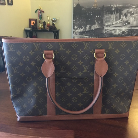 ❤️SOLD❤️Auth Louis Vuitton Weekend Tote Bag - Picture 1 of 4