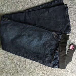 Old Navy Maternity Low Rose Boot-Cut Jeans