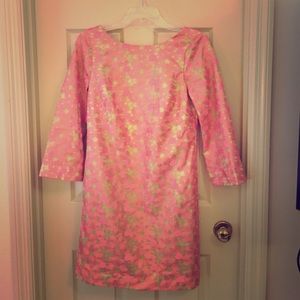 Lilly Pulitzer Pink and Green Neon Dress