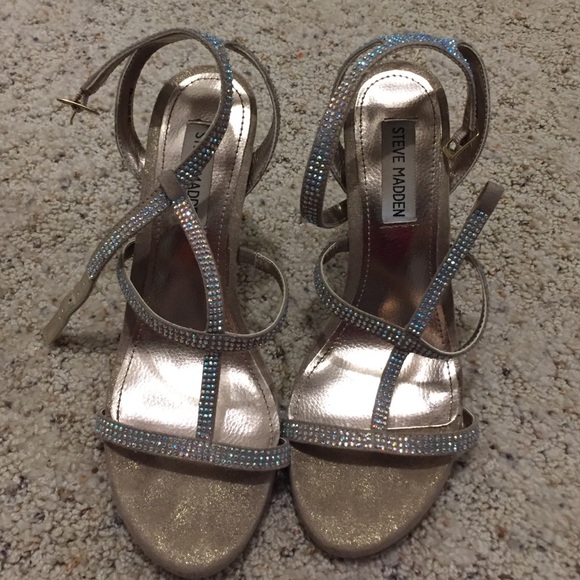 3inch champagne colored heels