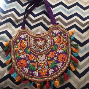 Handmade Indian tribal purse