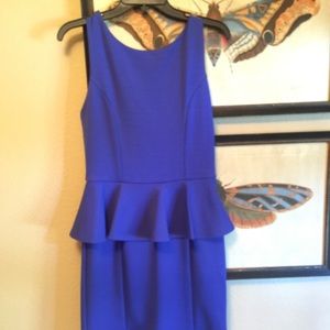 NWT peplum dress size small