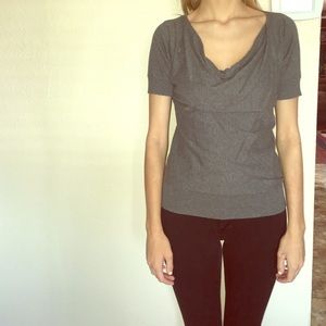 Gray blouse