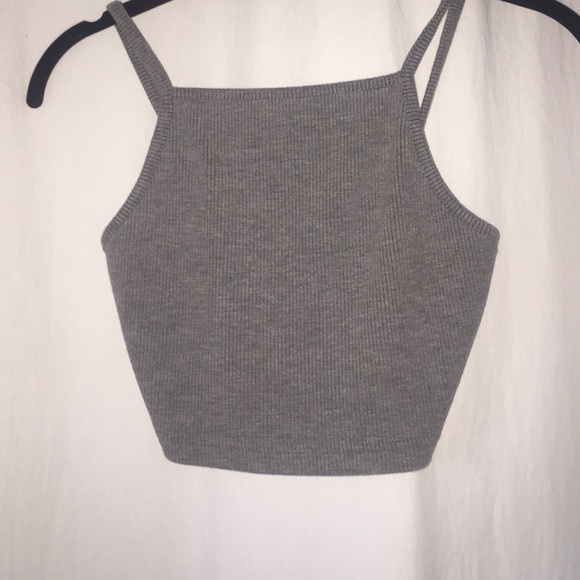 Topshop Tops - ❌SOLD❌HOST PICK💗💫 Gray topshop crop top