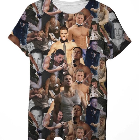 American Apparel Tops - ✨Channing Tatum Print Tee