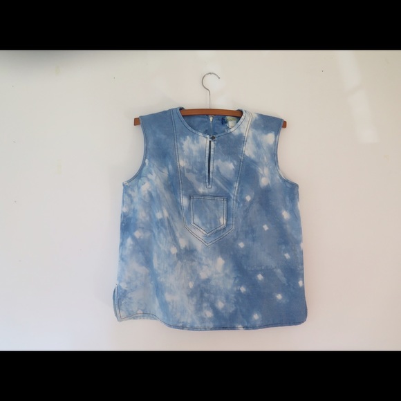 Tops - *VINTAGE* Indigo-dyed Tank