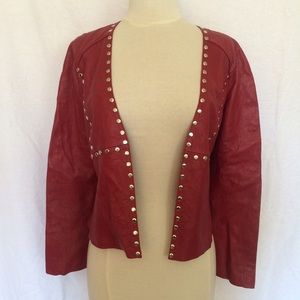 Peter Cohen Red Leather Jacket