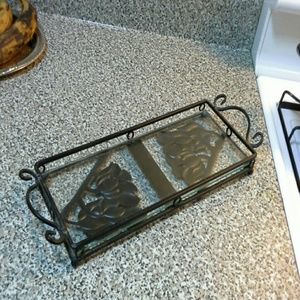 Vintage glass tray