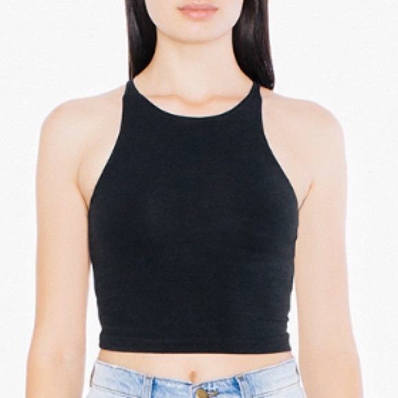 Cotton Spandex Sleeveless Crop Top