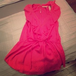 Bright pink Rebecca Taylor top - size 2