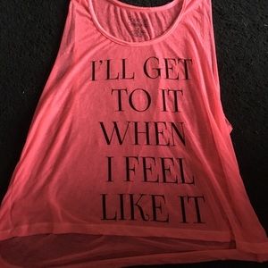 Muscle tee. I believe it is from forever 21
