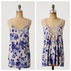 Anthropologie "grapevine" tank top