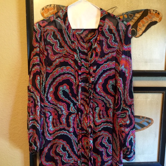 Banana Republic size 6 multi shift dress