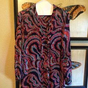 Banana Republic size 6 multi shift dress